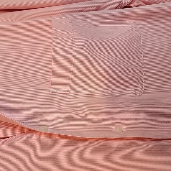 Nicole Miller pink dress shirt size 16/L 32/33 - Picture 5 of 10